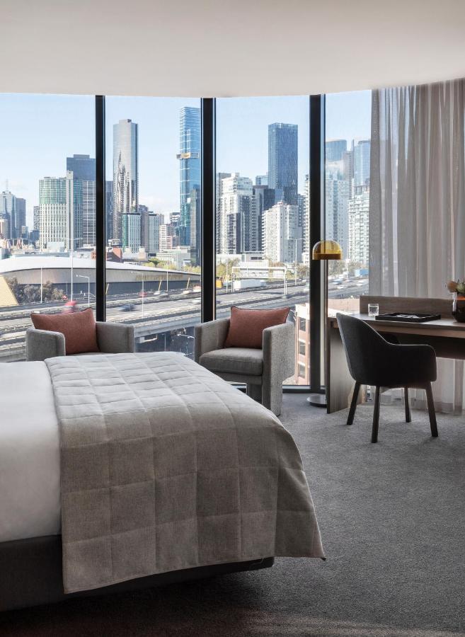 オークウッド プレミア メルボルンアパートホテル エクステリア 写真 A guest room at the Westin Melbourne