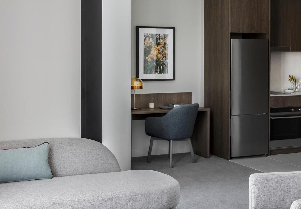 オークウッド プレミア メルボルンアパートホテル エクステリア 写真 A typical apartment interior