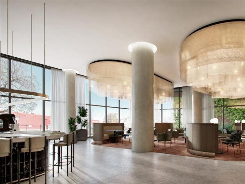 オークウッド プレミア メルボルンアパートホテル エクステリア 写真 The lobby of the hotel