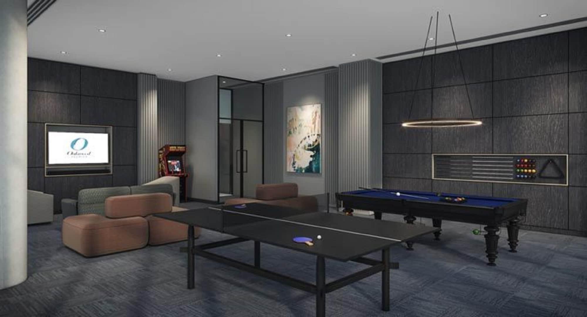 オークウッド プレミア メルボルンアパートホテル エクステリア 写真 The game room