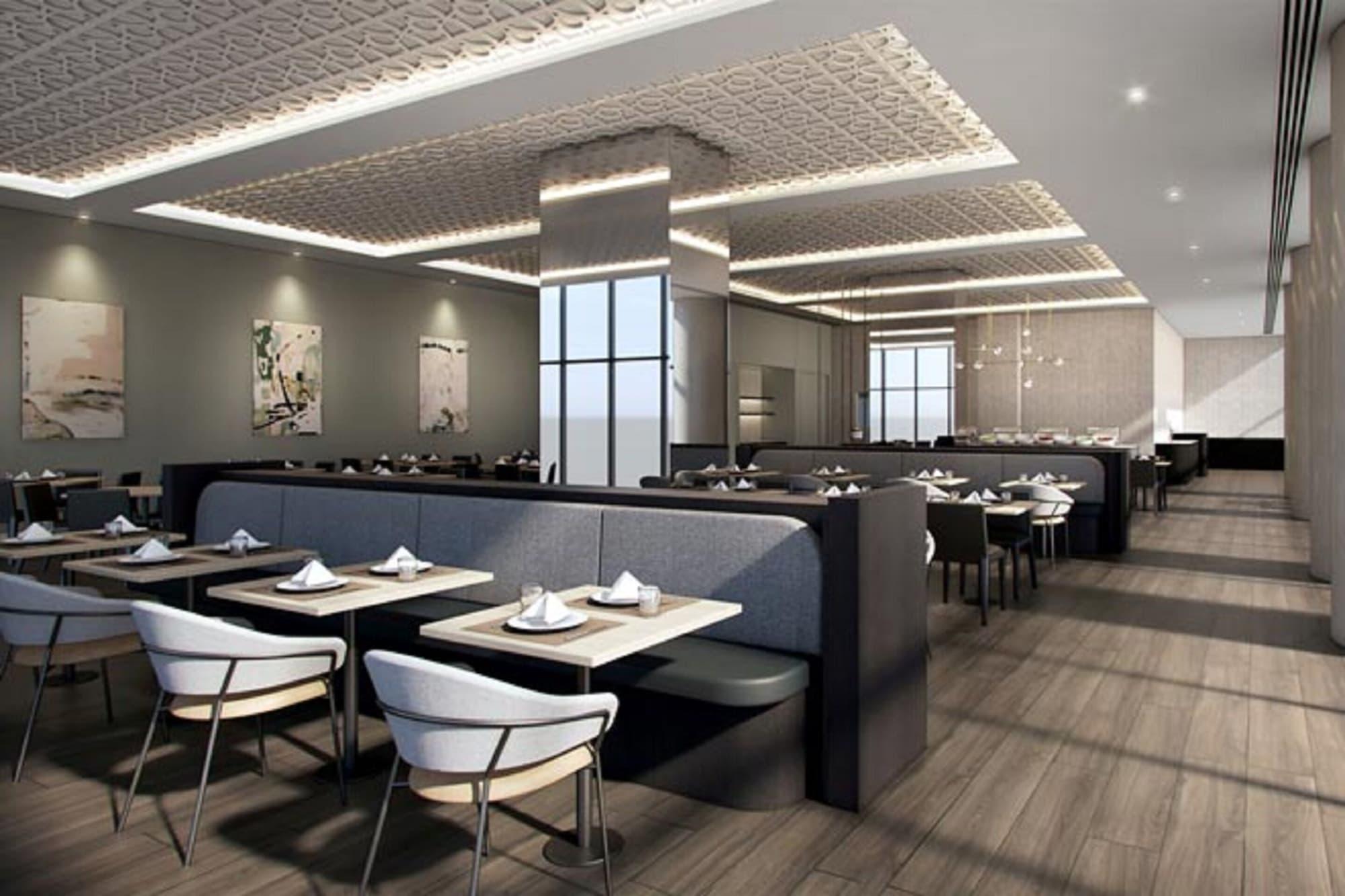 オークウッド プレミア メルボルンアパートホテル エクステリア 写真 The interior of the restaurant